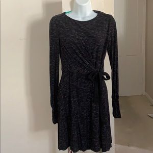 Anthropologie Black Long Sleeve Dress Size Small